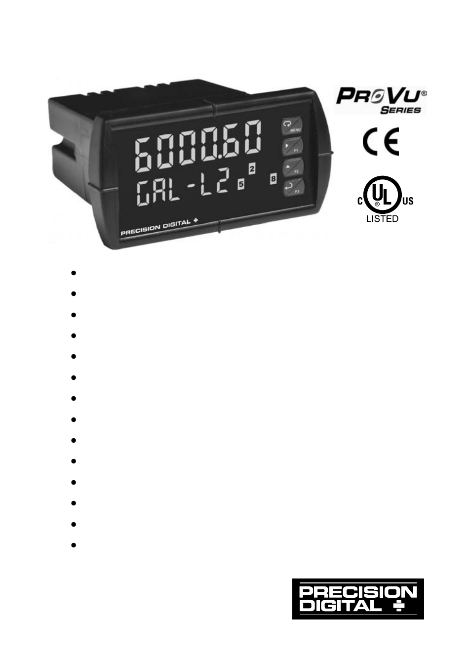 Precision Digital PD6000 User Manual | 96 pages