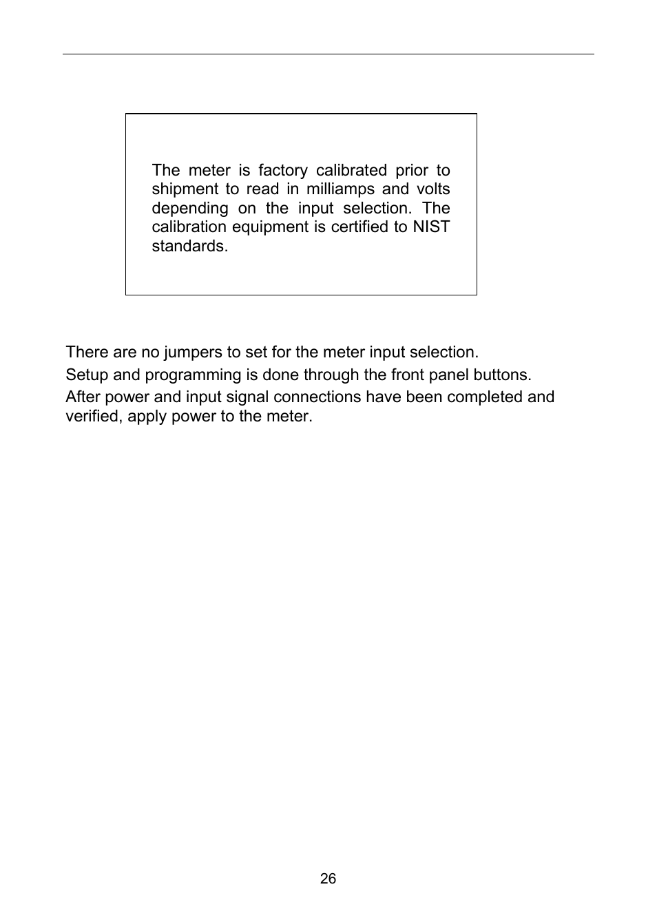 Setup and programming | Precision Digital PD6060 User Manual | Page 26 / 104