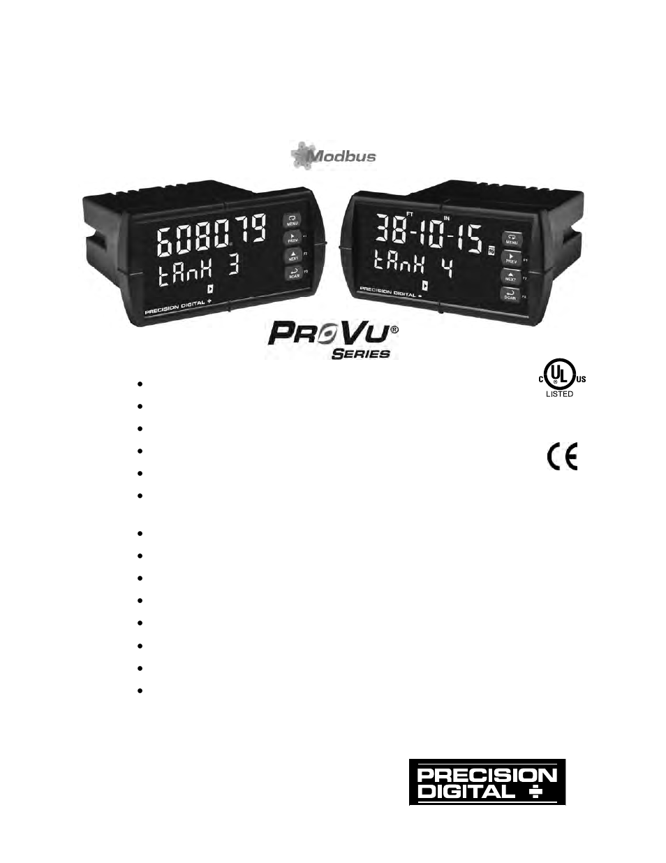 Precision Digital PD6080 User Manual | 104 pages