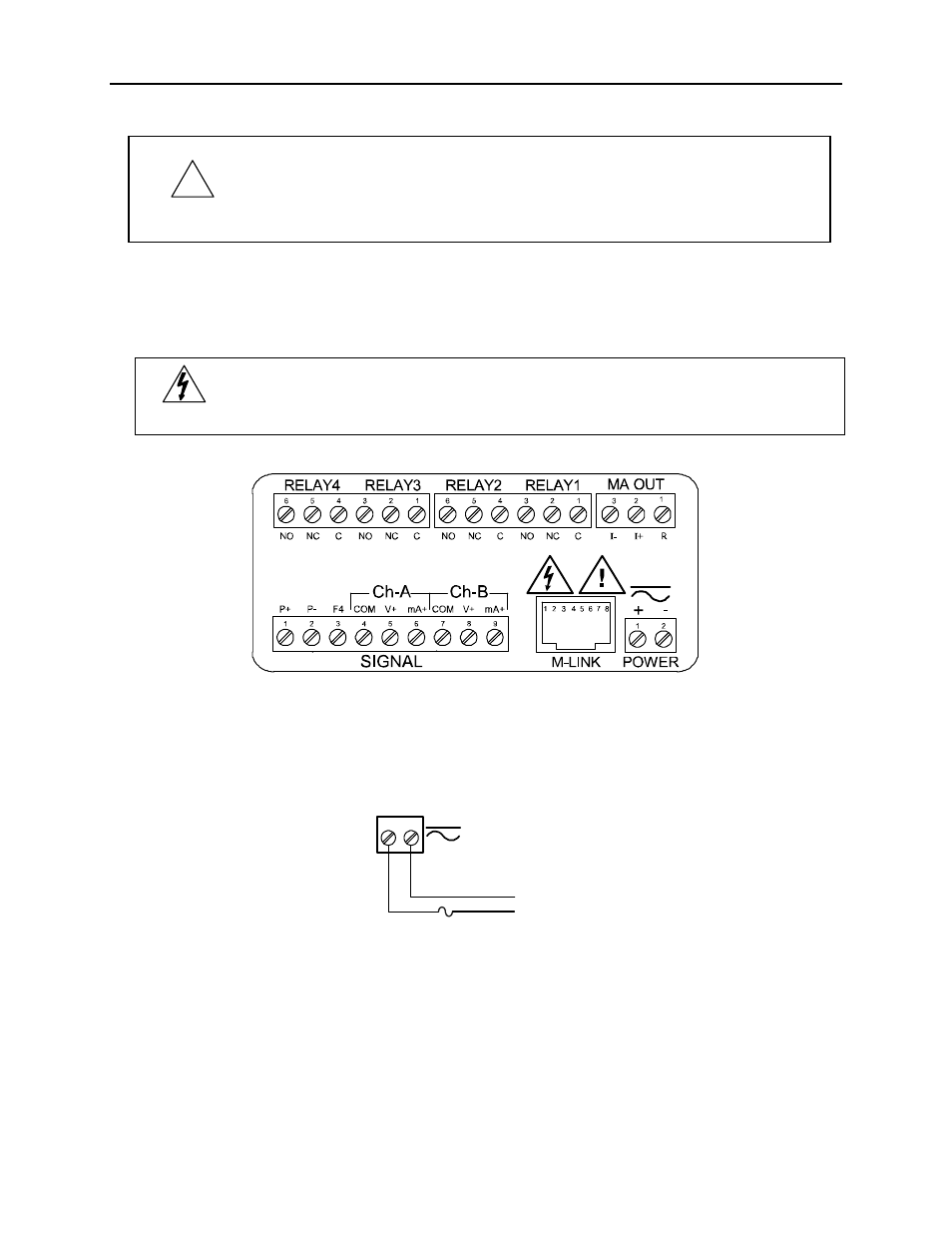 Scanner instruction manual, Connections | Precision Digital PD6080 User Manual | Page 19 / 104