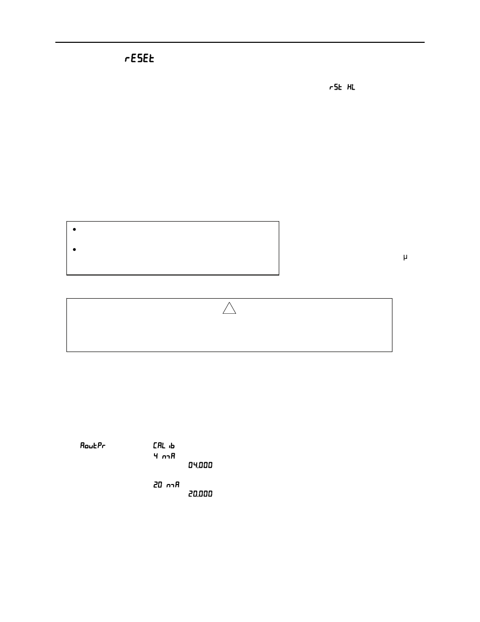 Scanner instruction manual, Reset menu ( reset ) | Precision Digital PD6080 User Manual | Page 93 / 104