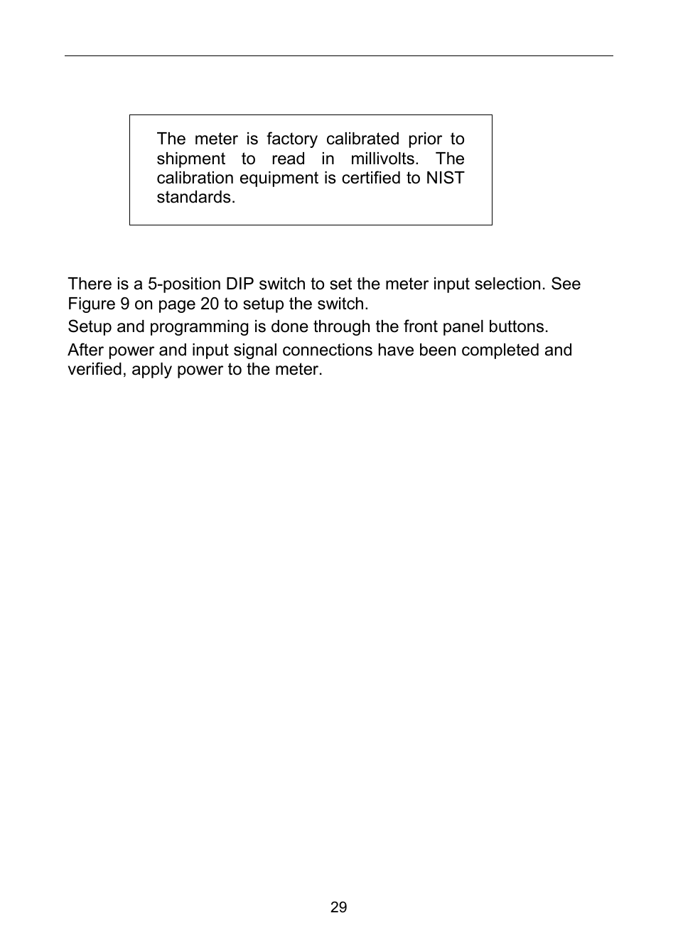 Setup and programming | Precision Digital PD6100 User Manual | Page 29 / 100