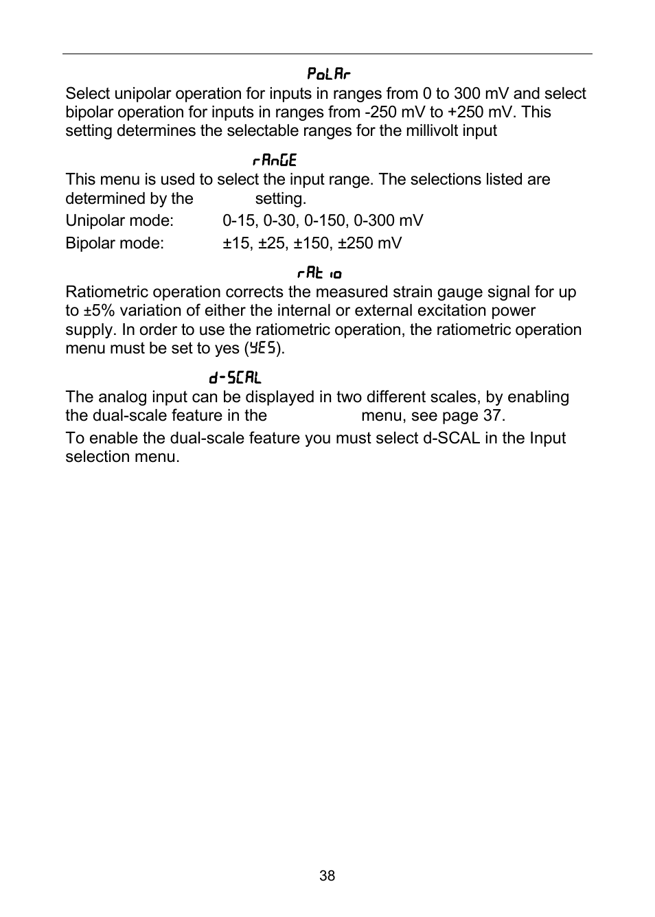 Precision Digital PD6100 User Manual | Page 38 / 100