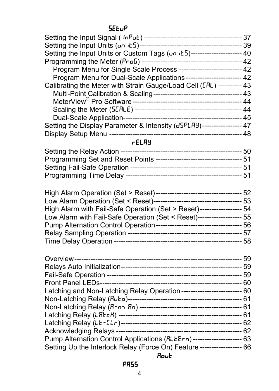 Precision Digital PD6100 User Manual | Page 4 / 100