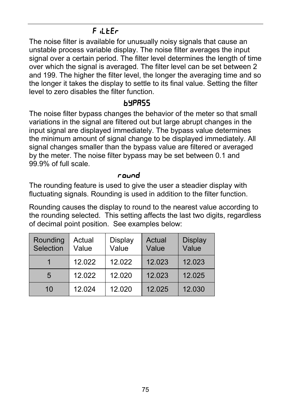 Precision Digital PD6100 User Manual | Page 75 / 100