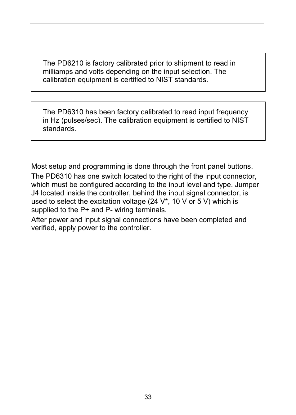 Basic operation and programming | Precision Digital PD6310 User Manual | Page 33 / 100