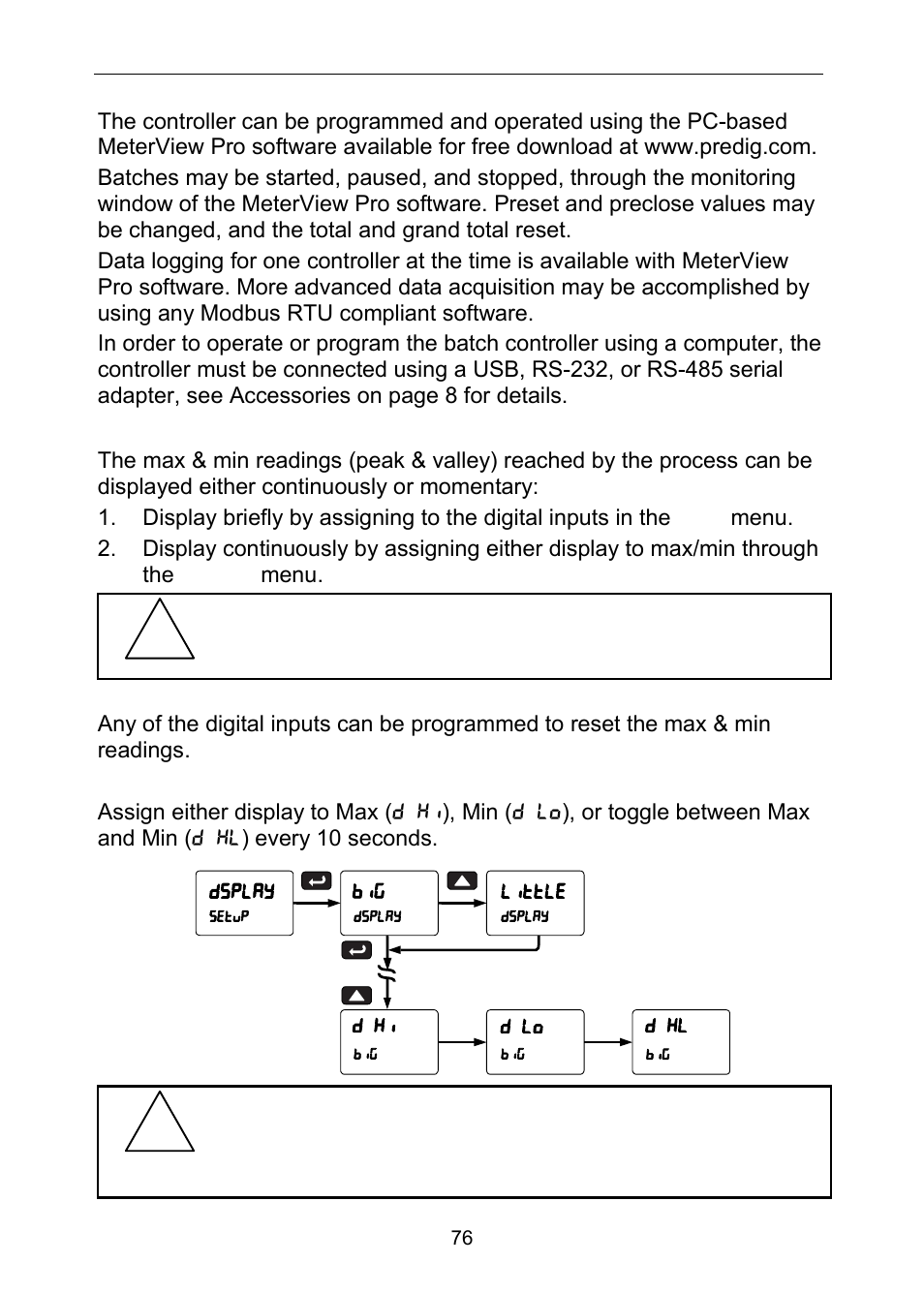 Precision Digital PD6310 User Manual | Page 76 / 100