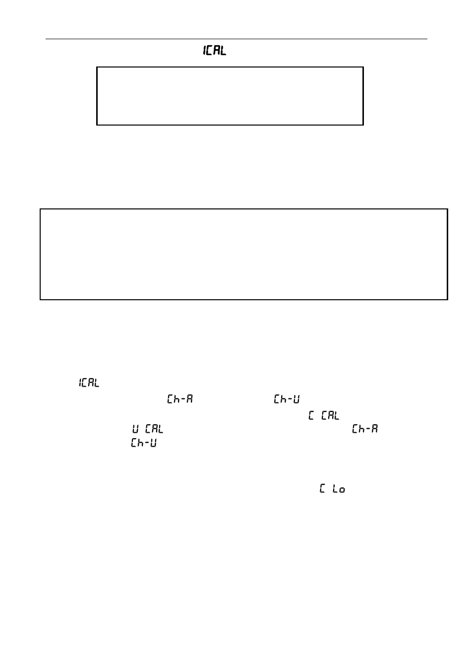 Internal calibration (ical) | Precision Digital PD6400 User Manual | Page 76 / 96