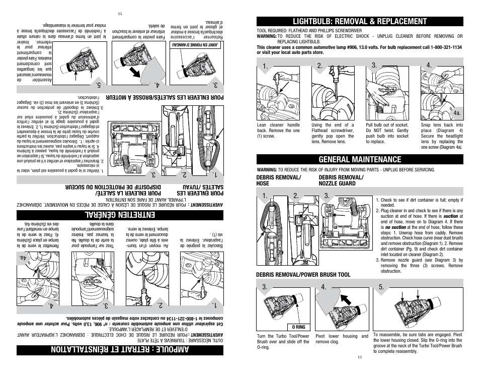 Dirt Devil 1-113225-000 User Manual | Page 11 / 18