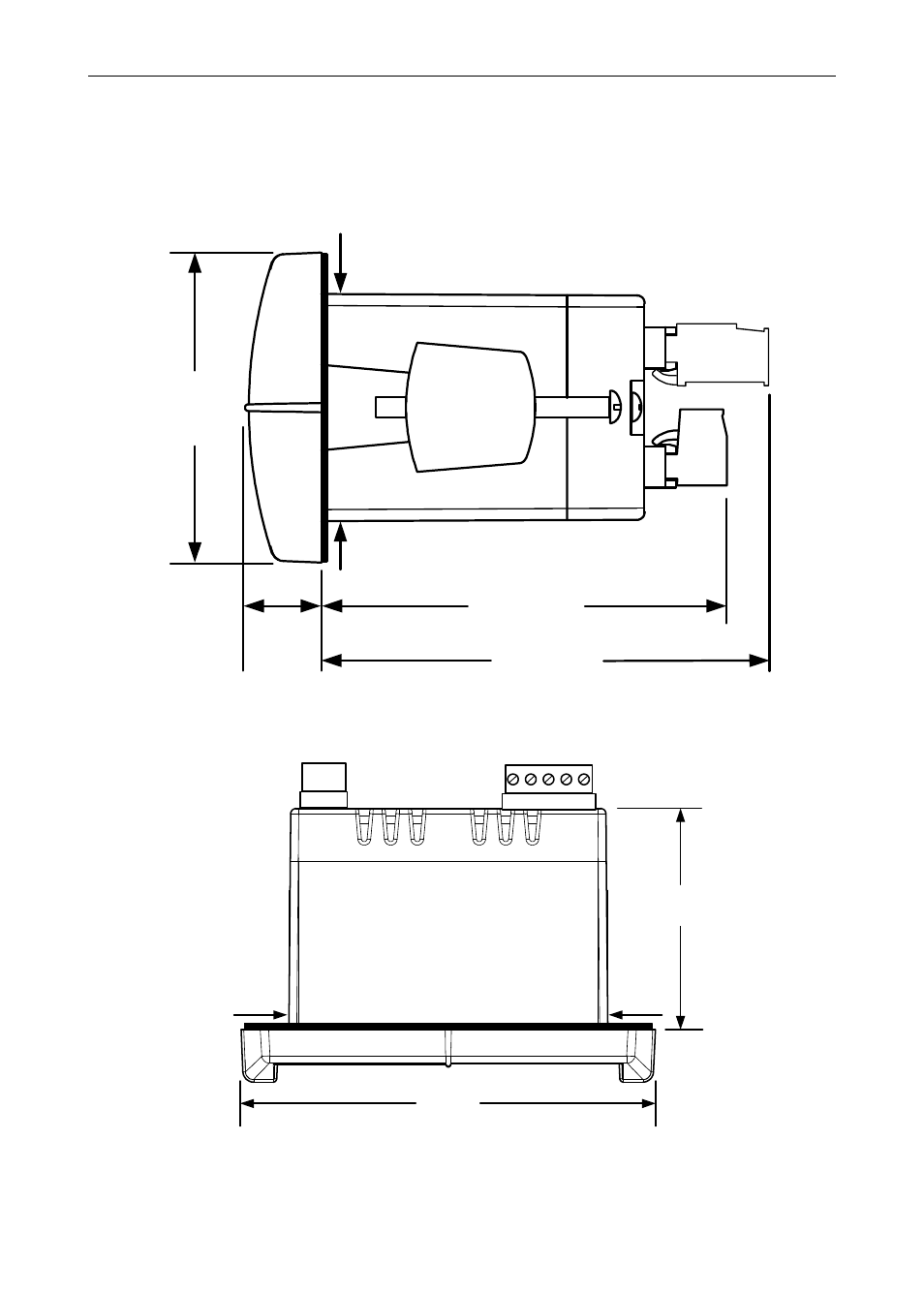 Mounting dimensions | Precision Digital PD603 User Manual | Page 29 / 32