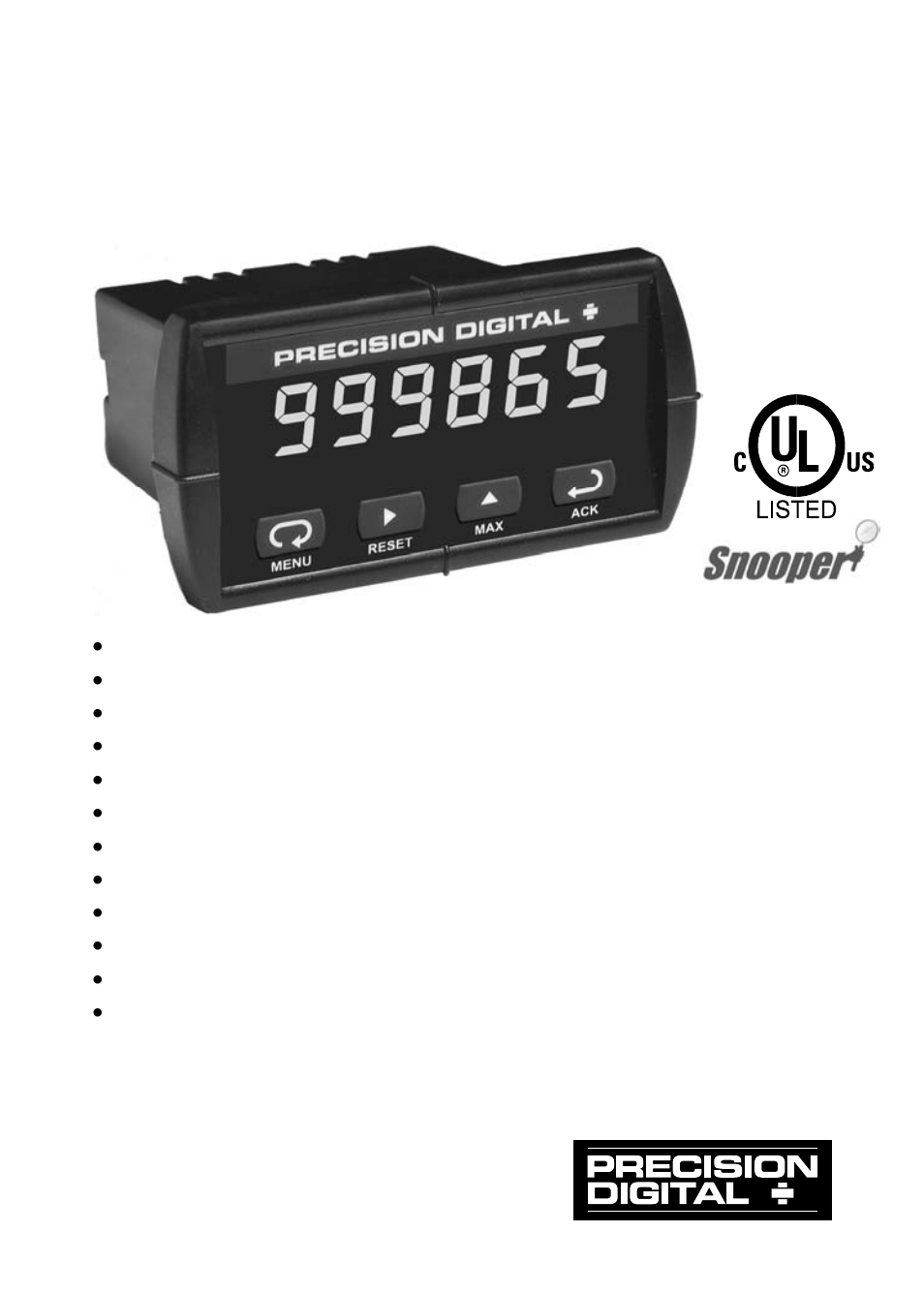 Precision Digital PD865 User Manual | 84 pages