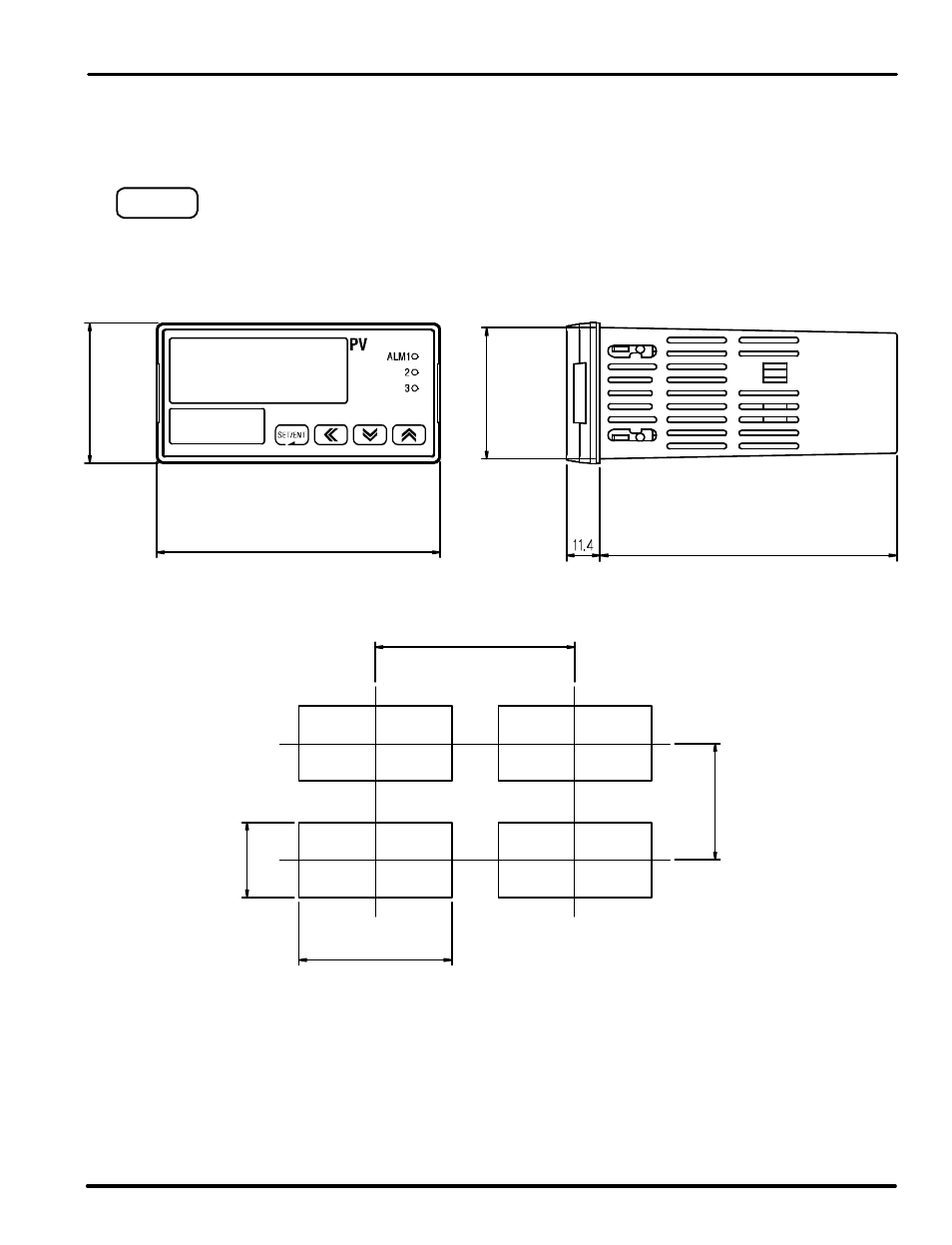 M (inch) - for reference only m, Units | Precision Digital PD562 User Manual | Page 27 / 40