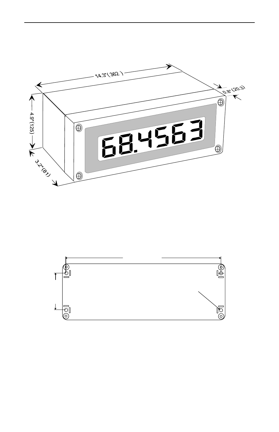 Installation, Wall mounting dimensions | Precision Digital PD650 User Manual | Page 84 / 96