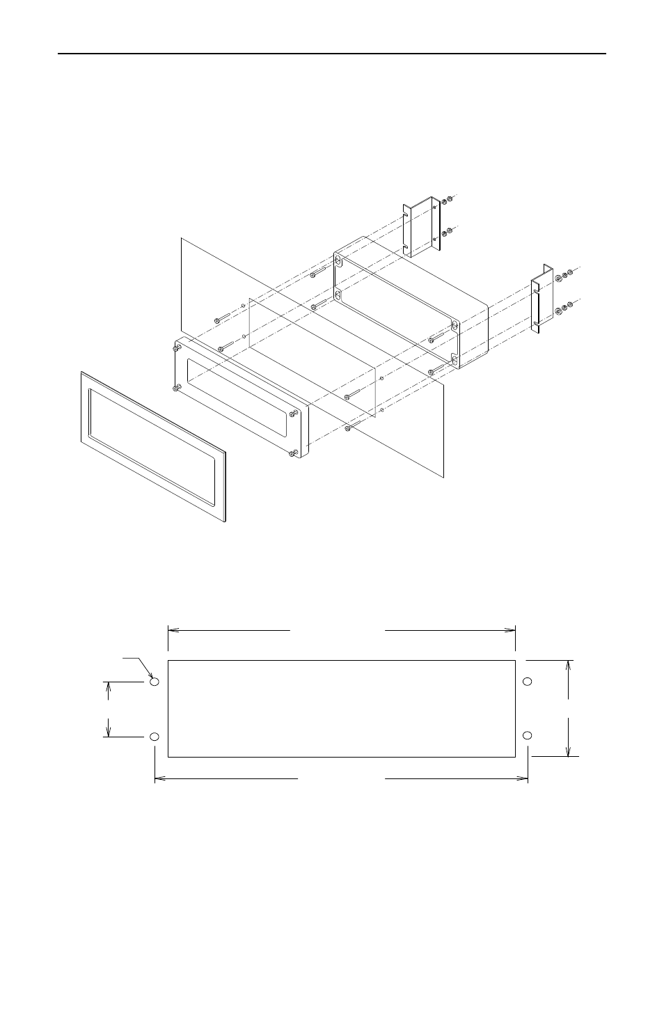 Panel mounting instructions, Figure 30. panel mounting instructions, Figure 31. panel mounting cutout | Precision Digital PD650 User Manual | Page 85 / 96