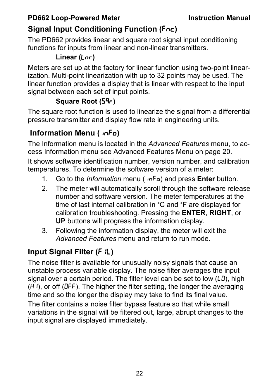 Precision Digital PD662 User Manual | Page 22 / 32