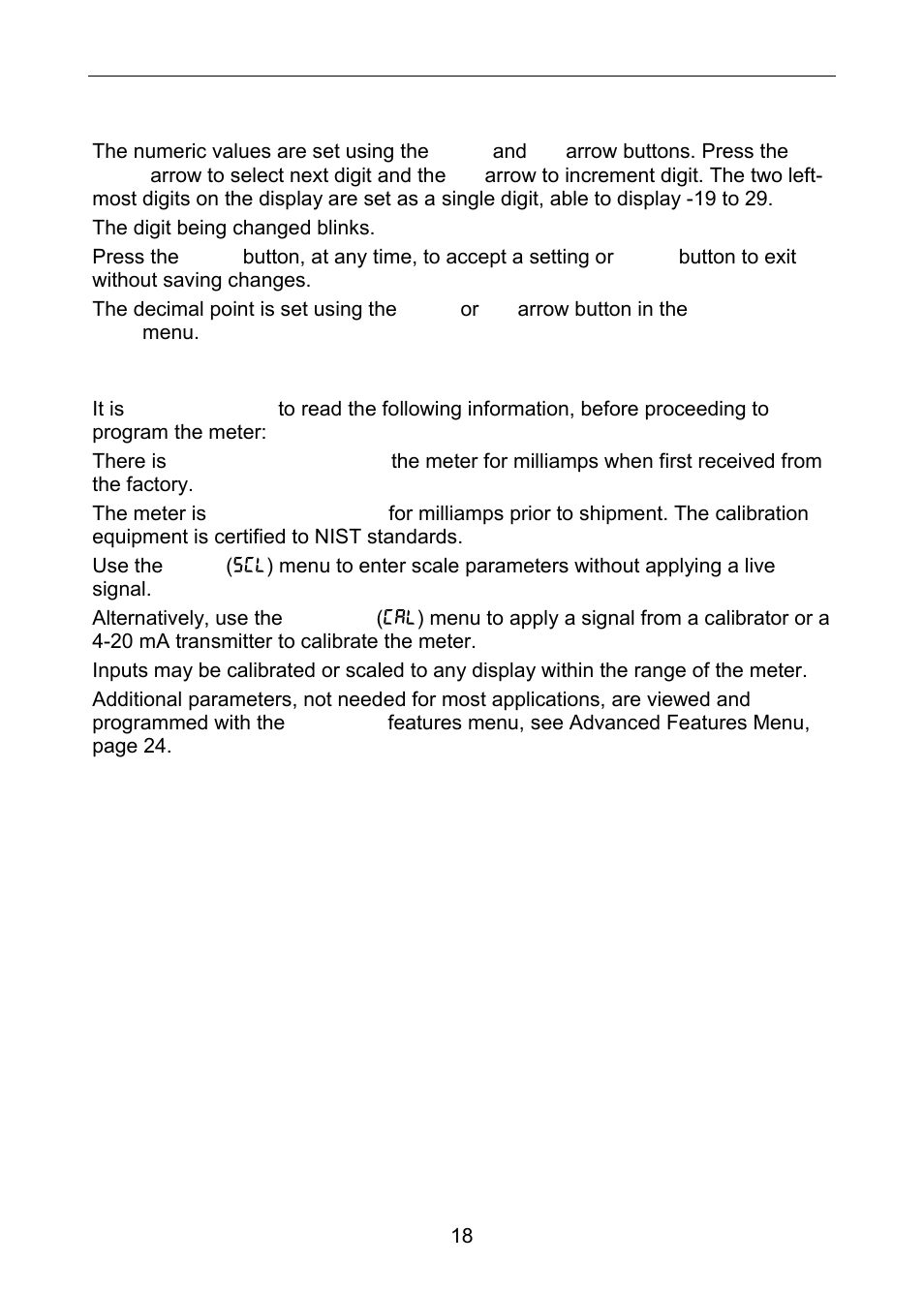 Setting numeric values | Precision Digital PD663 User Manual | Page 18 / 36