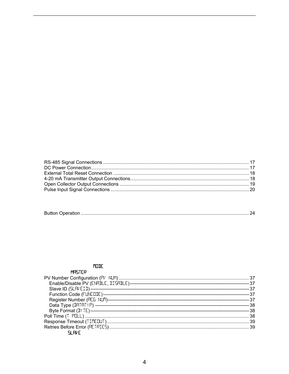 Precision Digital PD6730X User Manual | Page 4 / 100