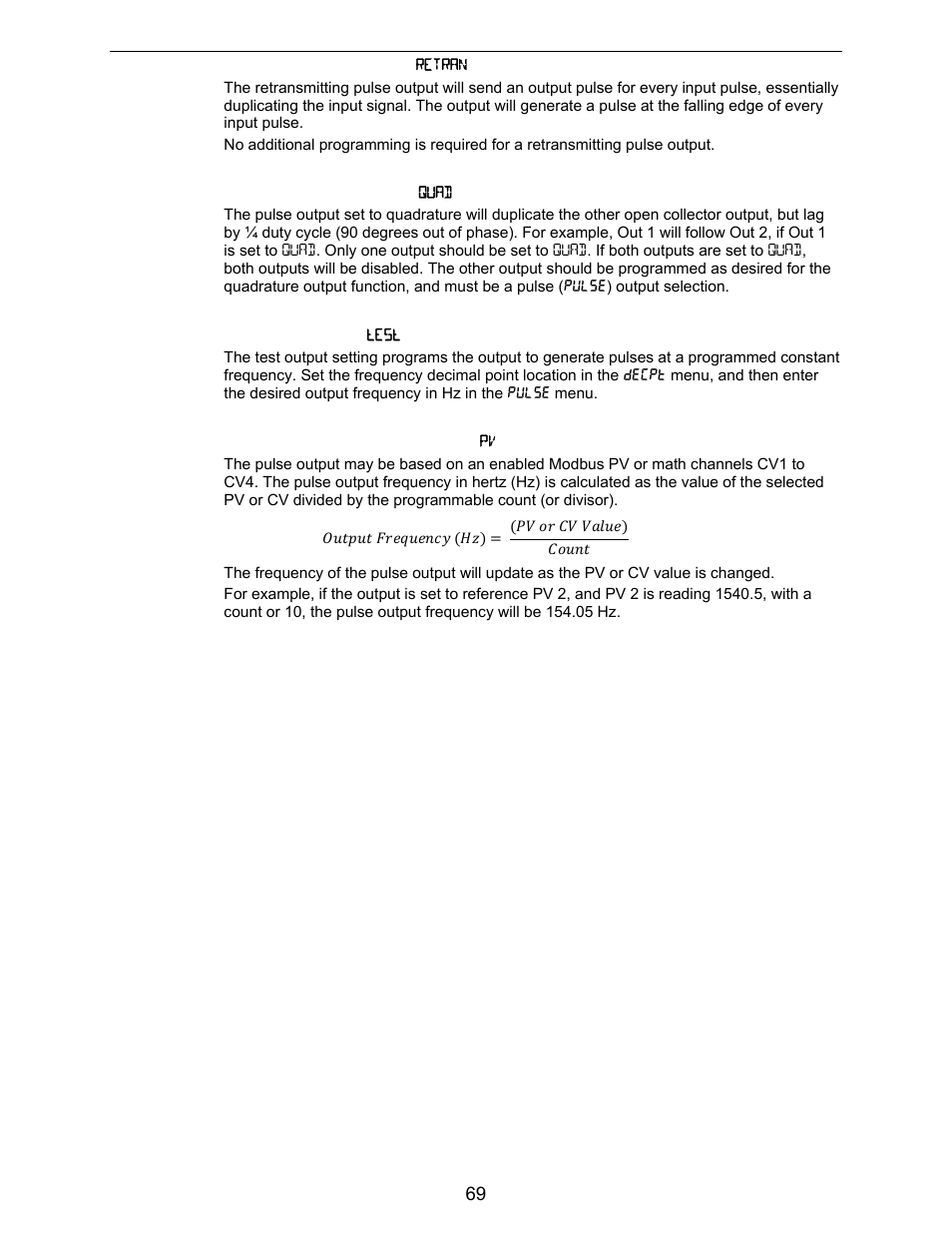 Precision Digital PD6730X User Manual | Page 69 / 100