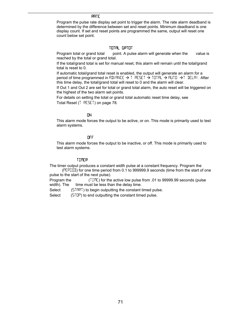 Precision Digital PD6730X User Manual | Page 71 / 100