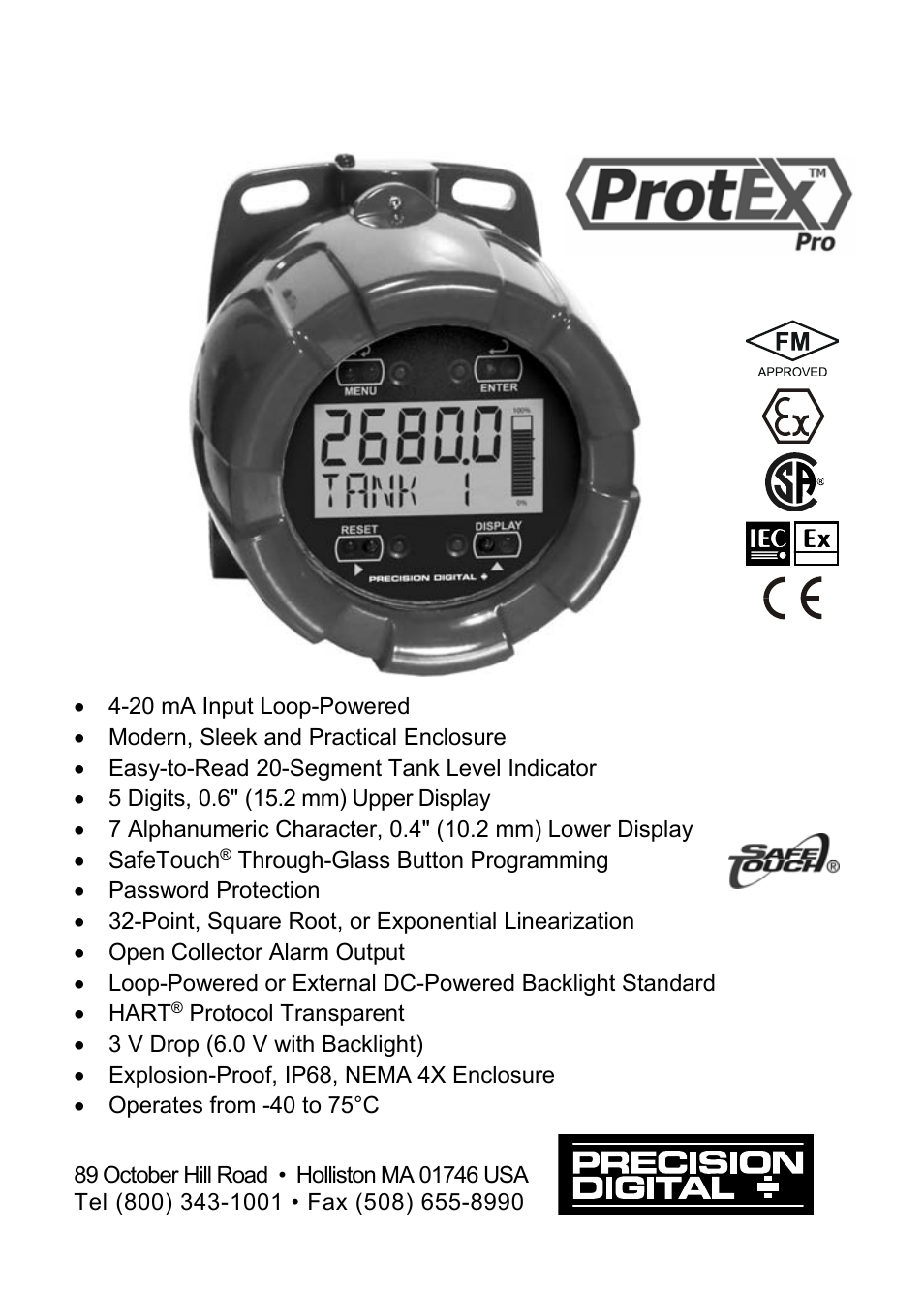 Precision Digital PD6800 User Manual | 48 pages
