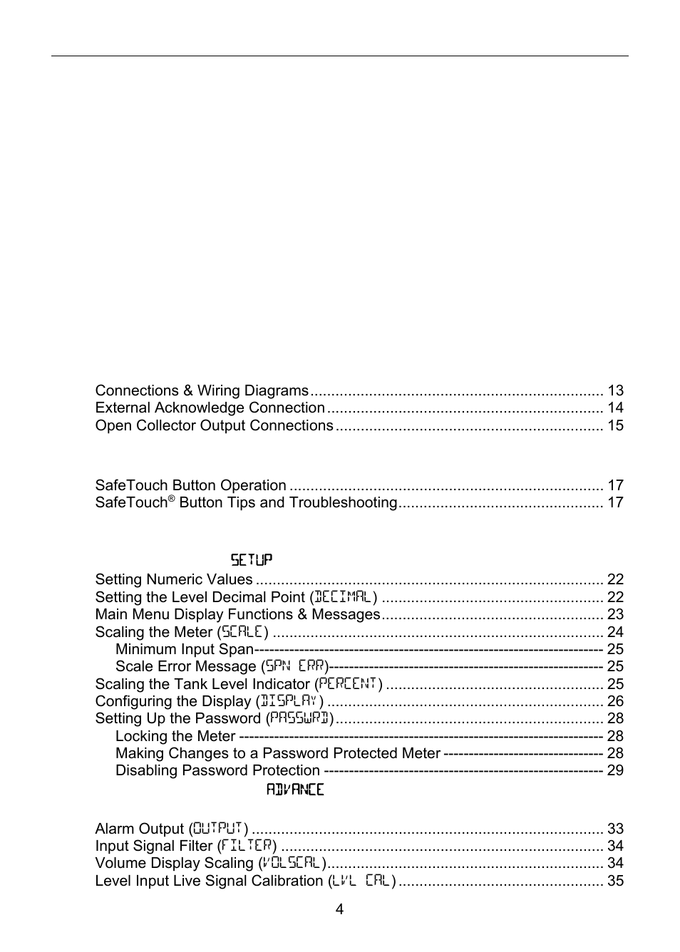 Precision Digital PD6800 User Manual | Page 4 / 48