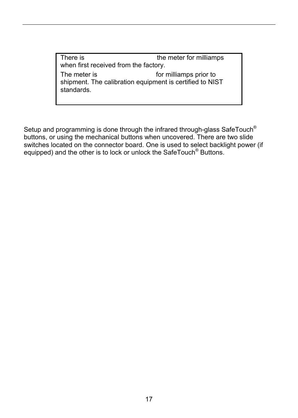 Setup and programming, Overview | Precision Digital PD6820 User Manual | Page 17 / 52
