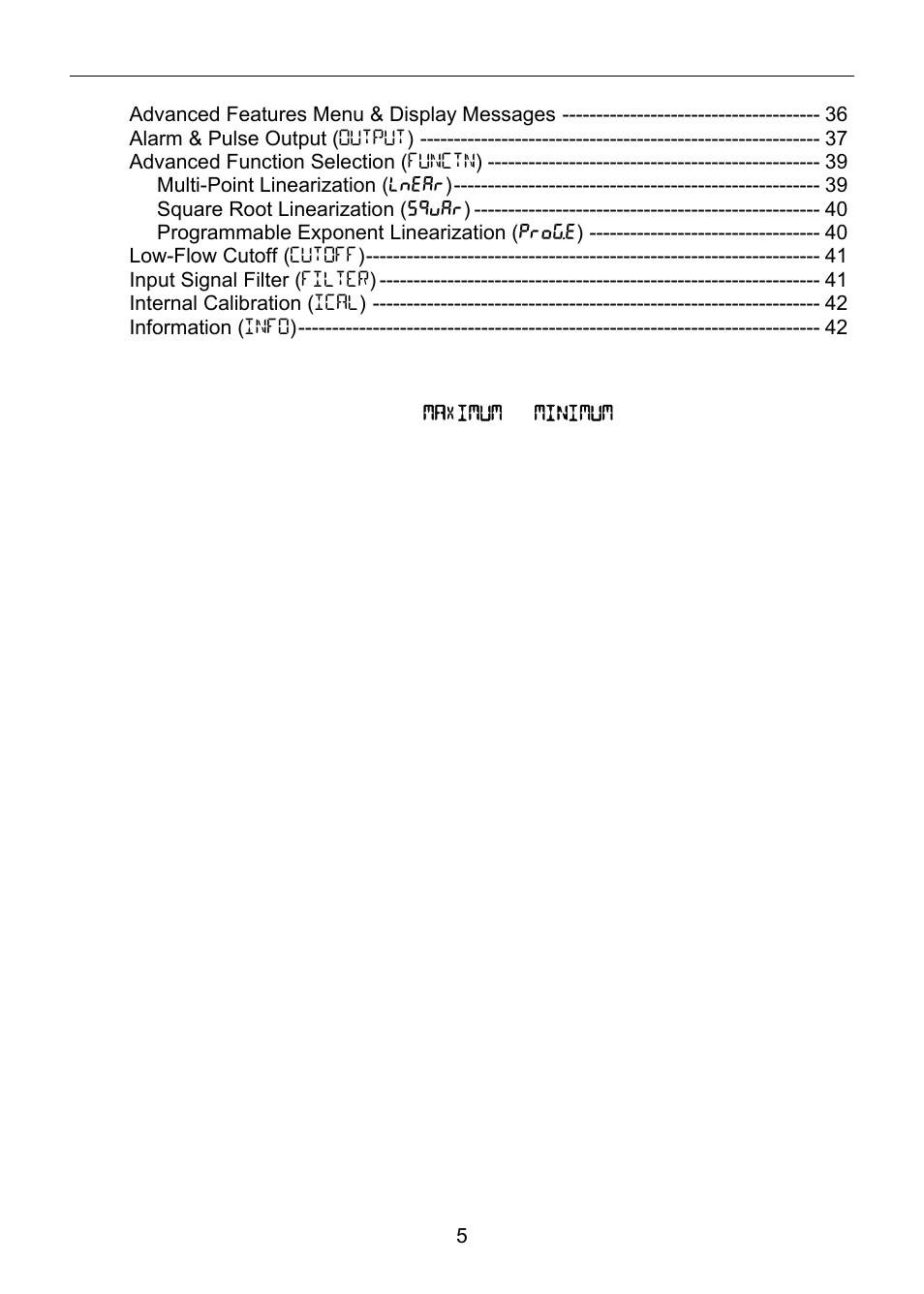 Table of figures | Precision Digital PD6820 User Manual | Page 5 / 52