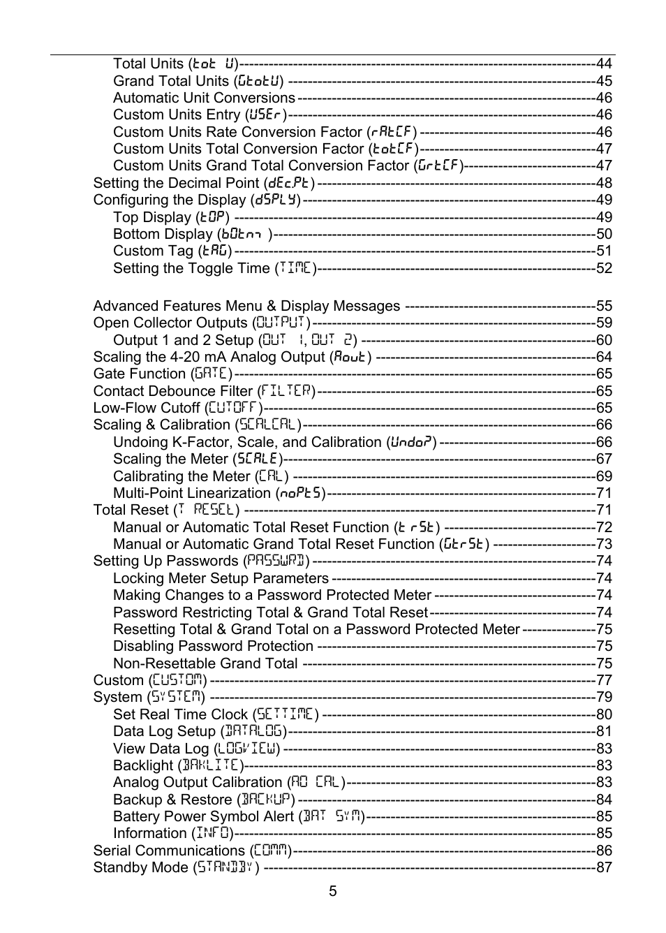 Precision Digital PD6830 User Manual | Page 5 / 100