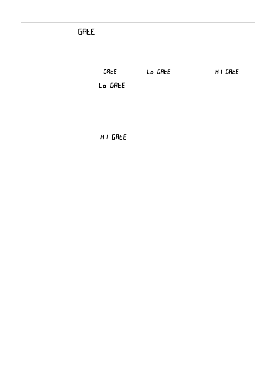 Gate function ( gate ) | Precision Digital PD6830 User Manual | Page 43 / 60
