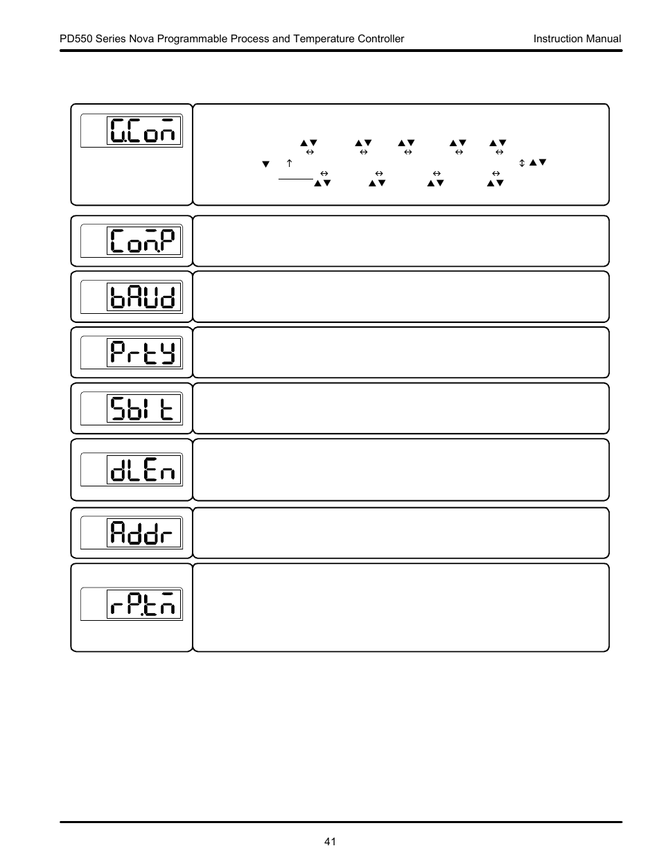 Precision Digital PD554 User Manual | Page 41 / 64
