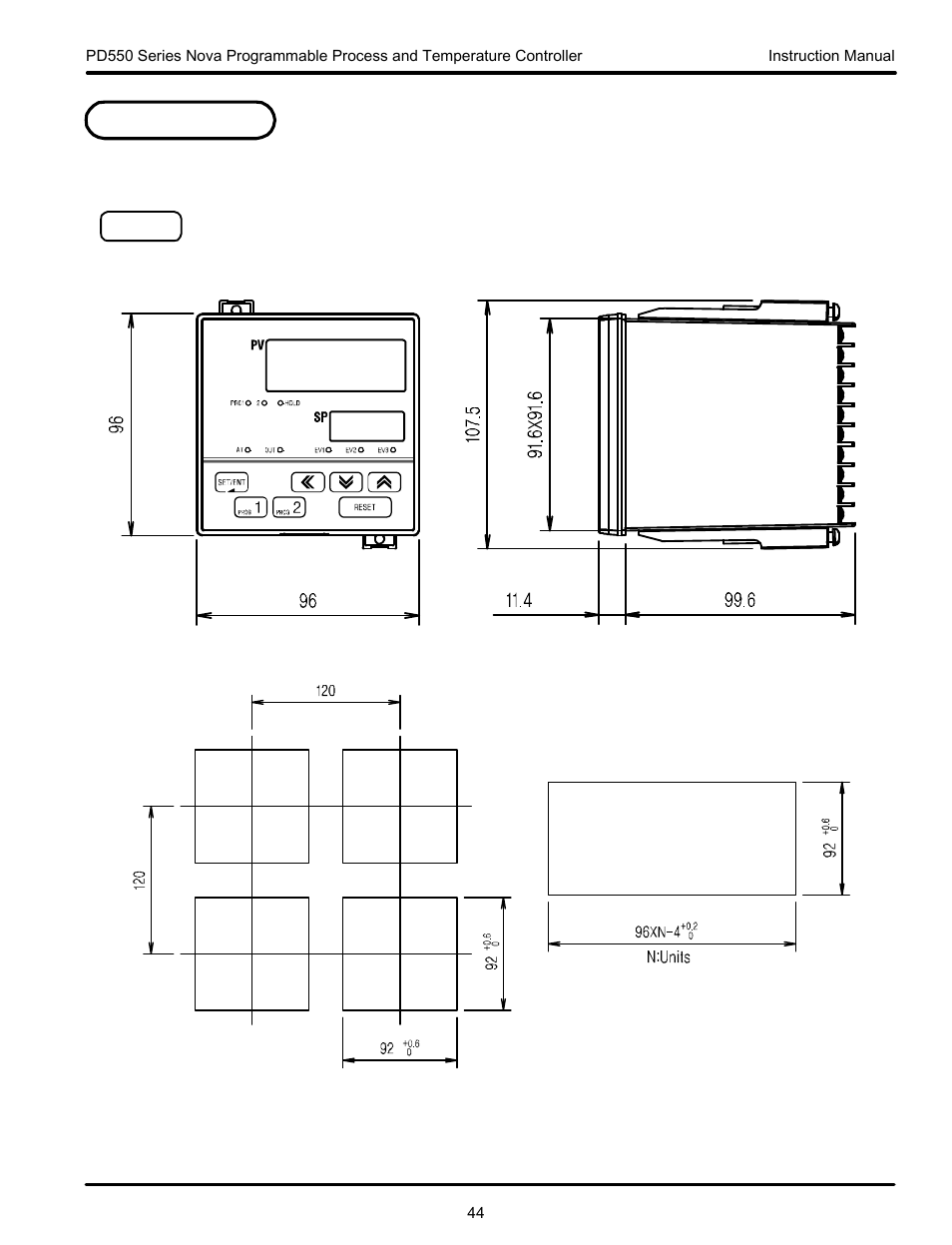 Precision Digital PD554 User Manual | Page 44 / 64