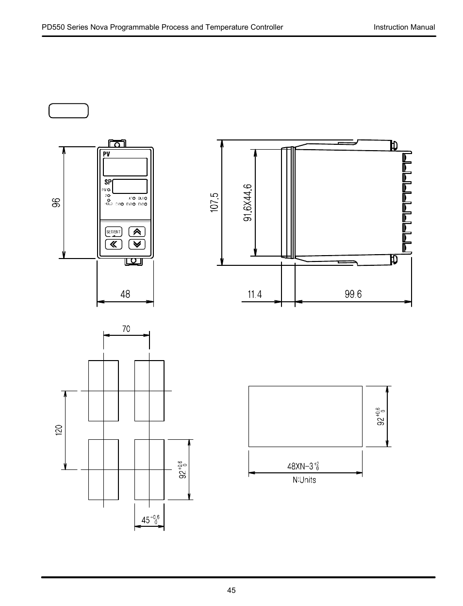 Precision Digital PD554 User Manual | Page 45 / 64