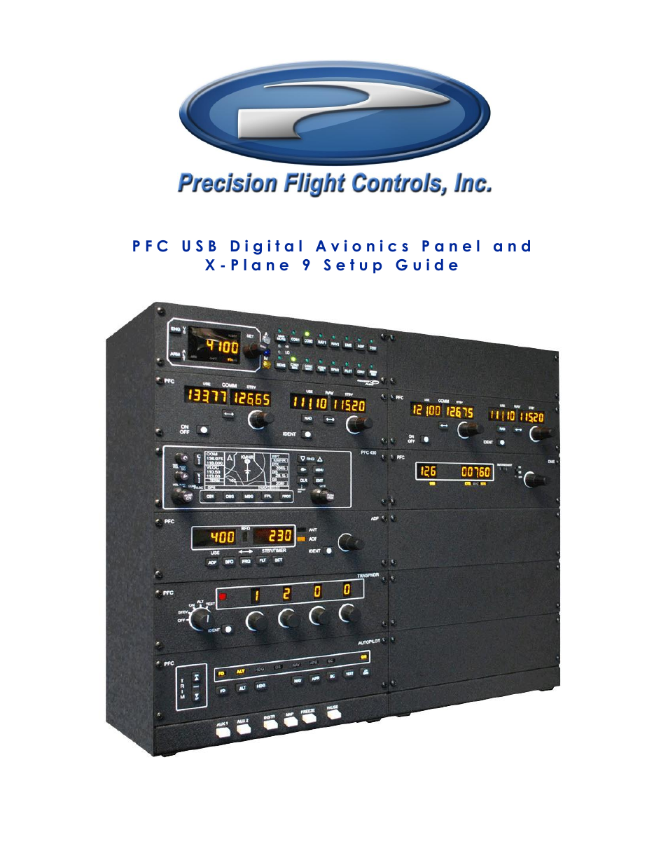 Precision Flight Serial Avionics w/ GNS 430 and X-Plane 9 User Manual | 8 pages