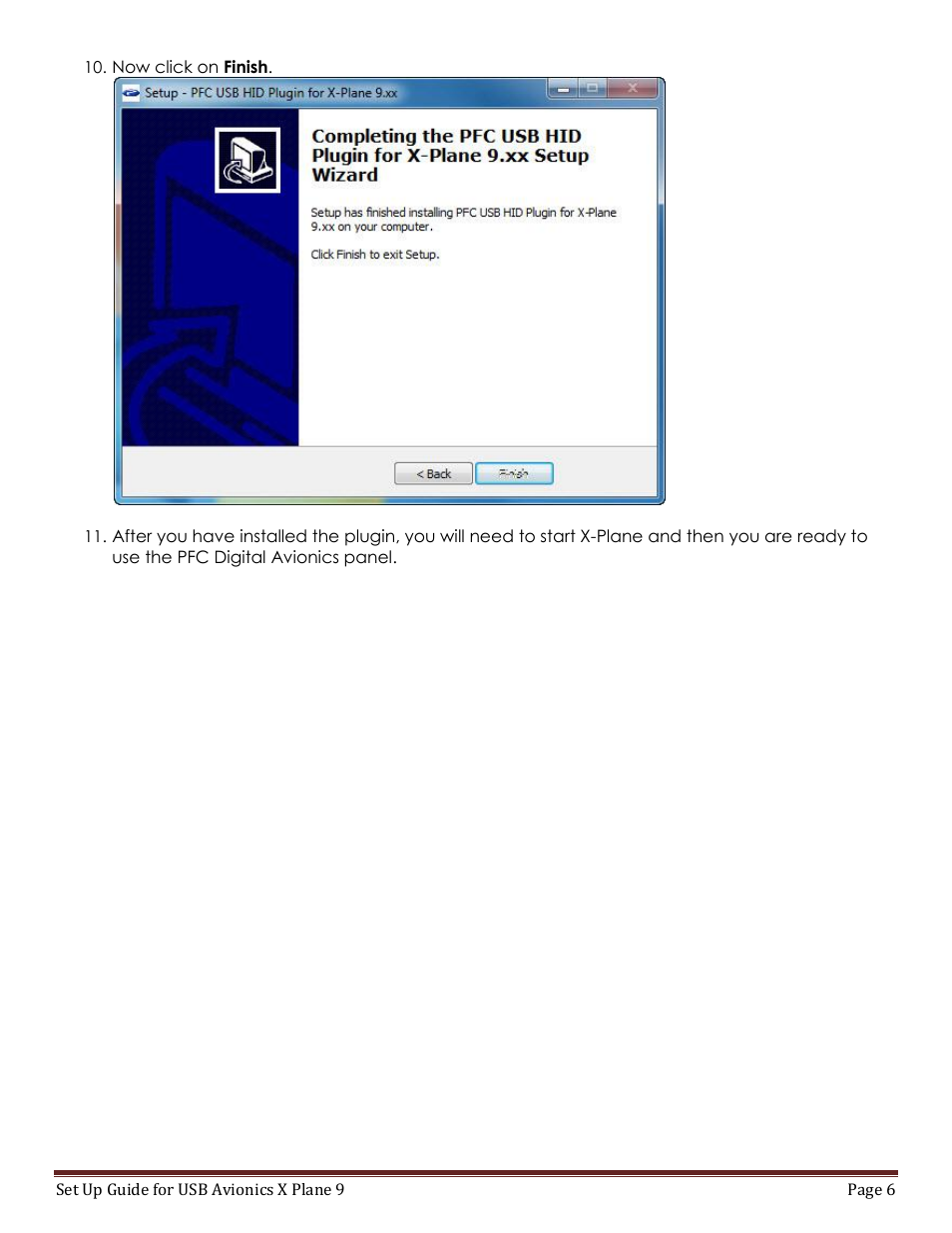 Precision Flight Serial Avionics w/ GNS 430 and X-Plane 9 User Manual | Page 6 / 8