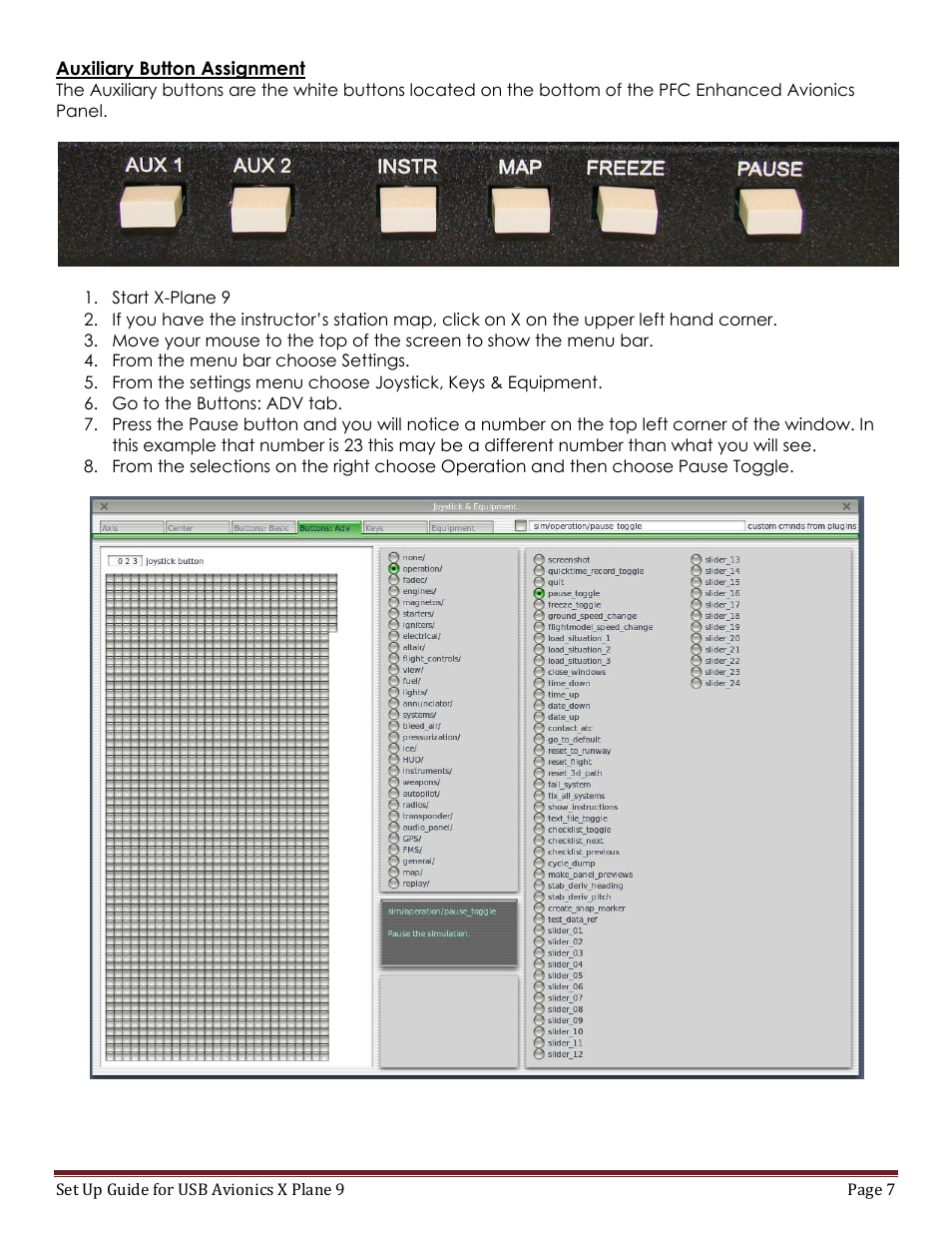 Precision Flight Serial Avionics w/ GNS 430 and X-Plane 9 User Manual | Page 7 / 8