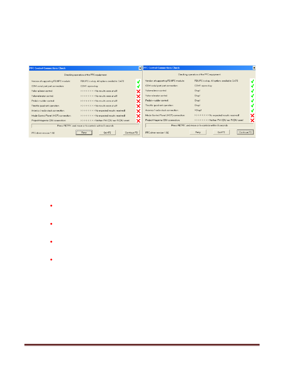 B2. configure pfc driver with com port information | Precision Flight Serial CAT I and Microsoft Flight Simulator 9 (2004) User Manual | Page 9 / 16