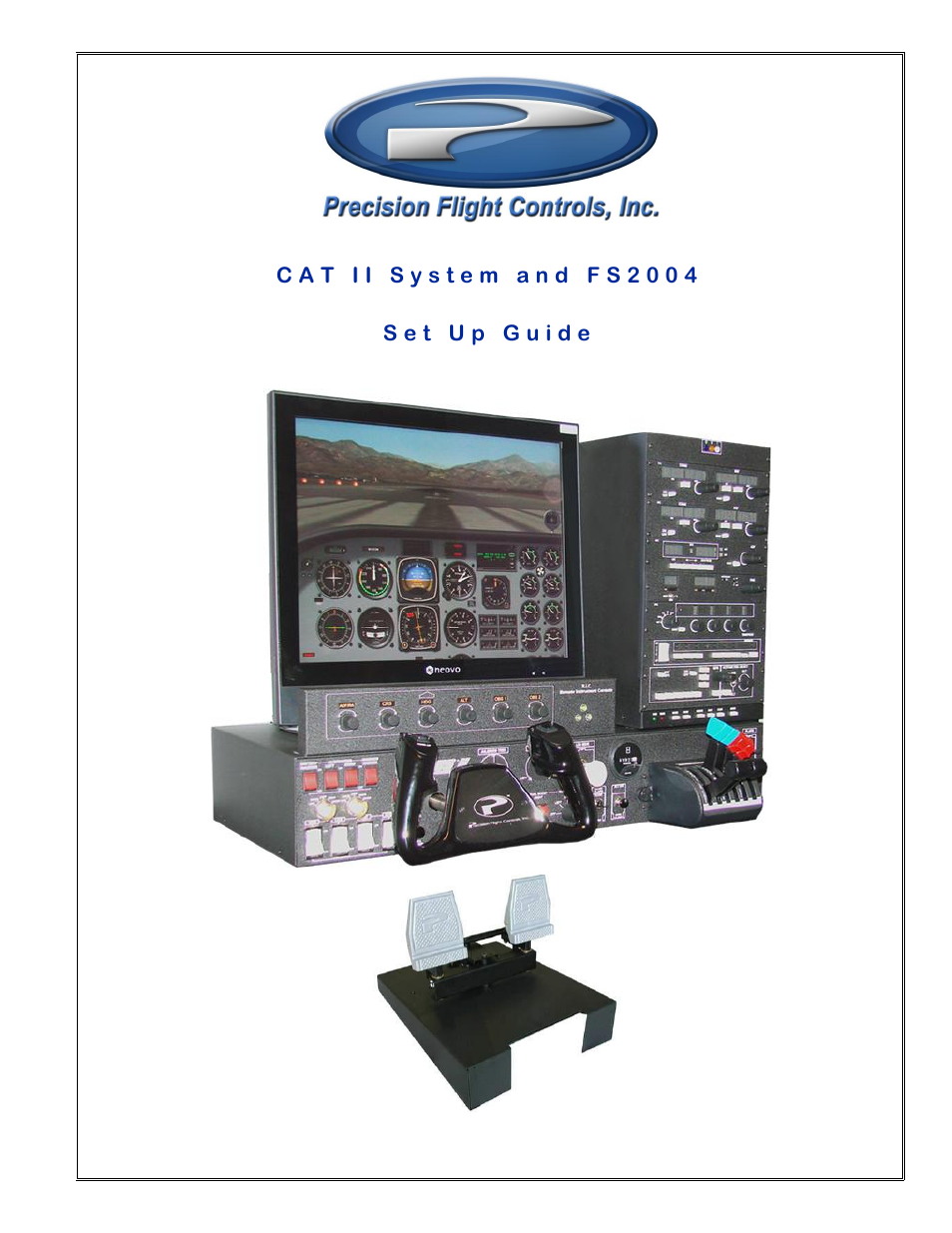 Precision Flight Serial CAT II and Microsoft Flight Simulator 9 (2004) User Manual | 14 pages