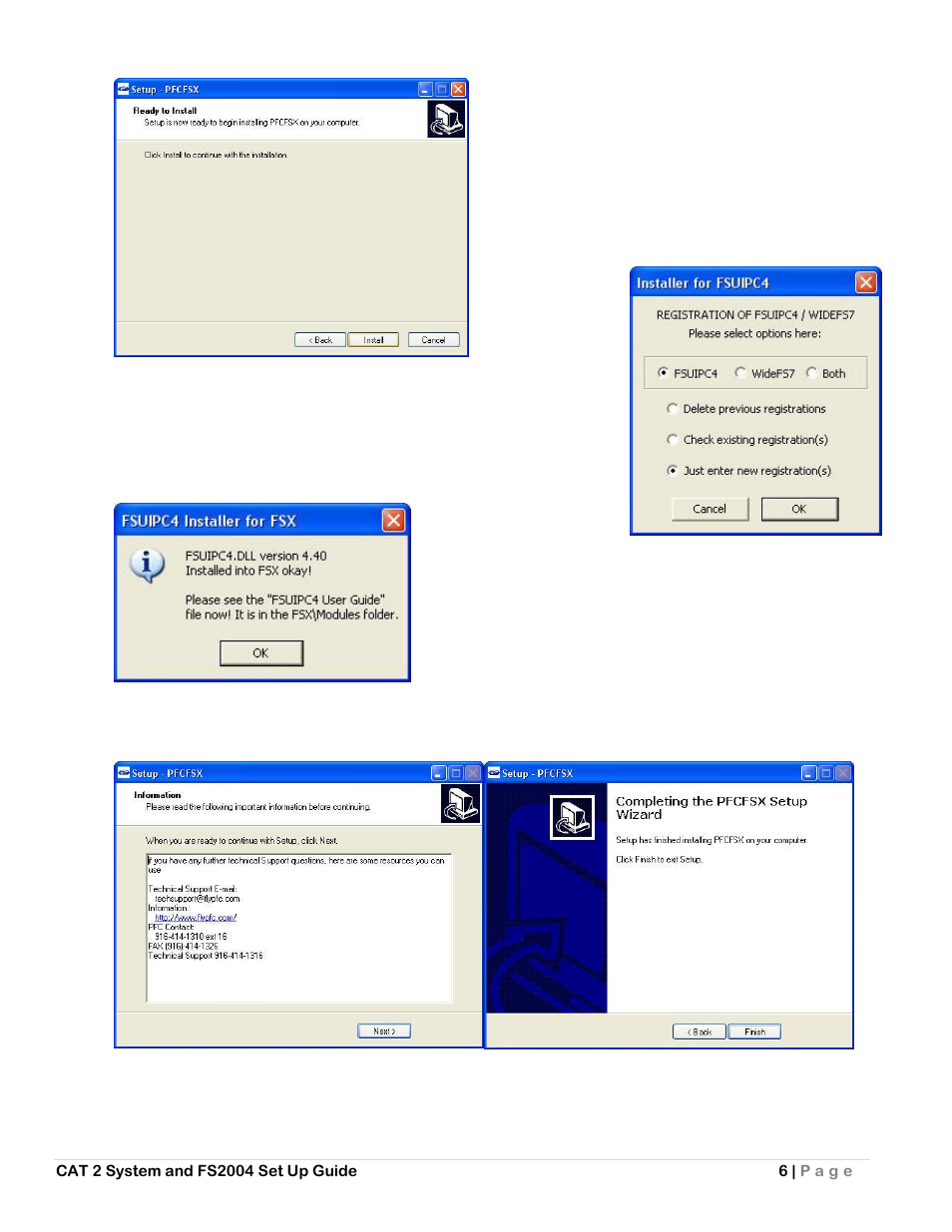 Precision Flight Serial CAT II and Microsoft Flight Simulator 9 (2004) User Manual | Page 6 / 14