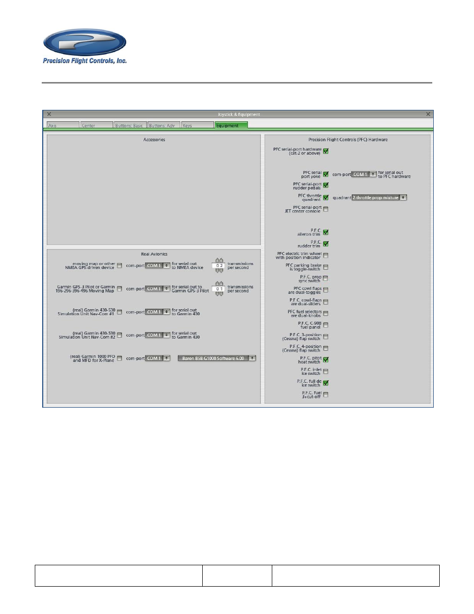 Precision Flight Serial CAT II and X-Plane 9 User Manual | Page 21 / 25