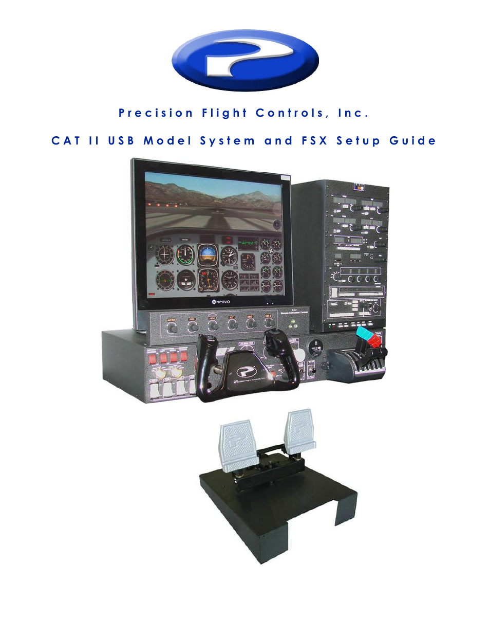 Precision Flight USB CAT II and Microsoft Flight Simulator X User Manual | 24 pages