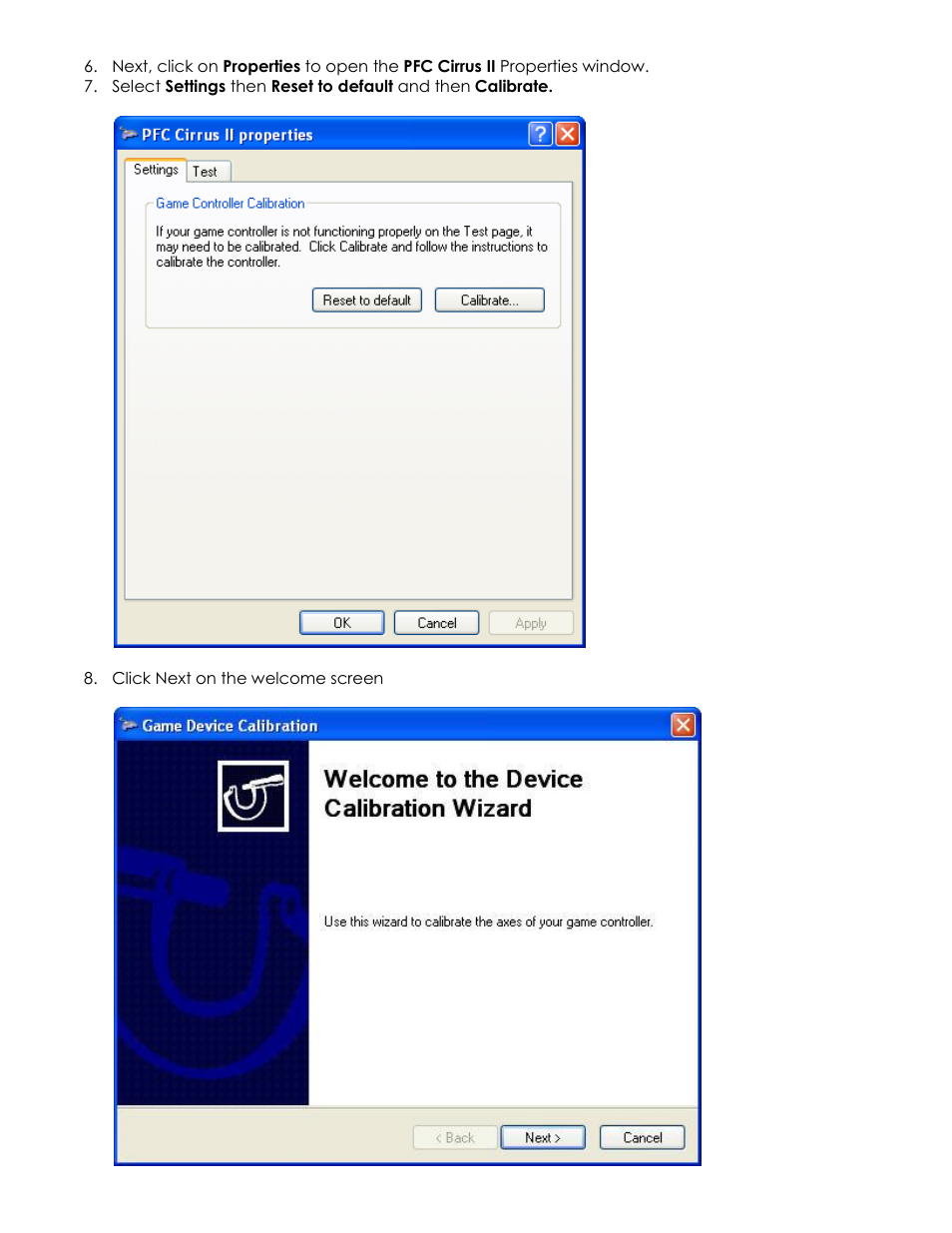 Precision Flight USB CAT II and Microsoft Flight Simulator X User Manual | Page 10 / 24