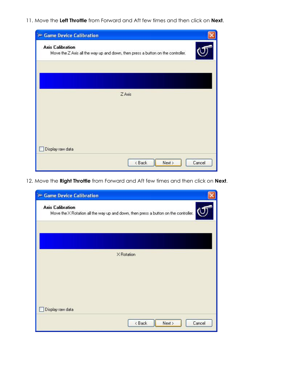 Precision Flight USB CAT II and Microsoft Flight Simulator X User Manual | Page 12 / 24