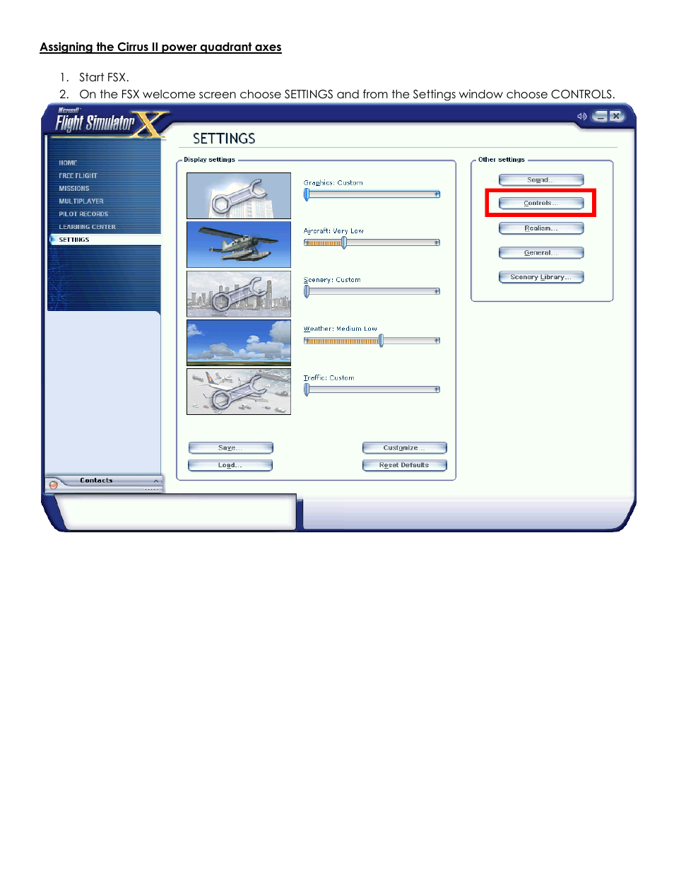 Precision Flight USB CAT II and Microsoft Flight Simulator X User Manual | Page 16 / 24