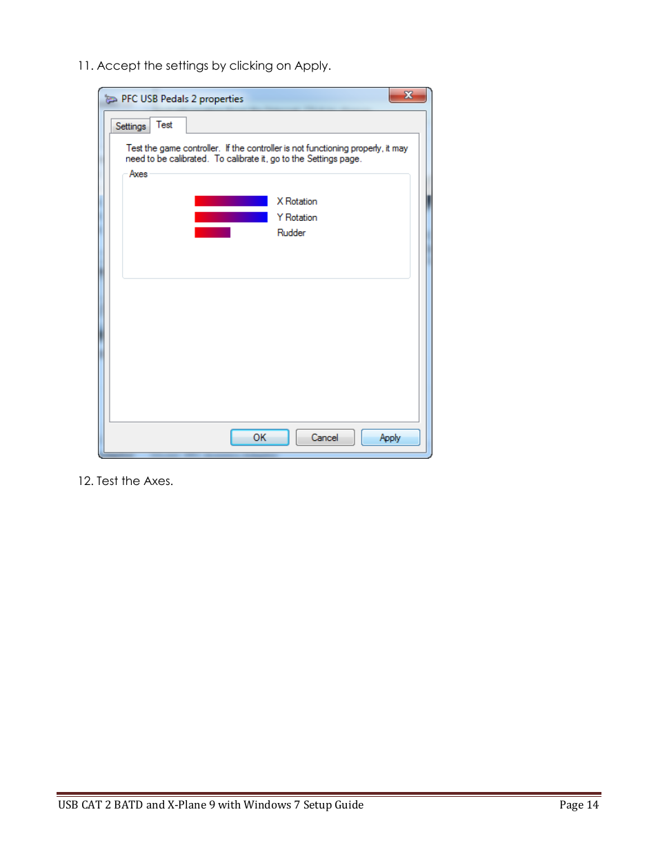 Precision Flight USB CAT II and X-Plane 9 User Manual | Page 14 / 20