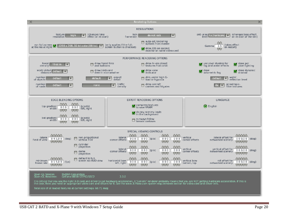 Precision Flight USB CAT II and X-Plane 9 User Manual | Page 20 / 20