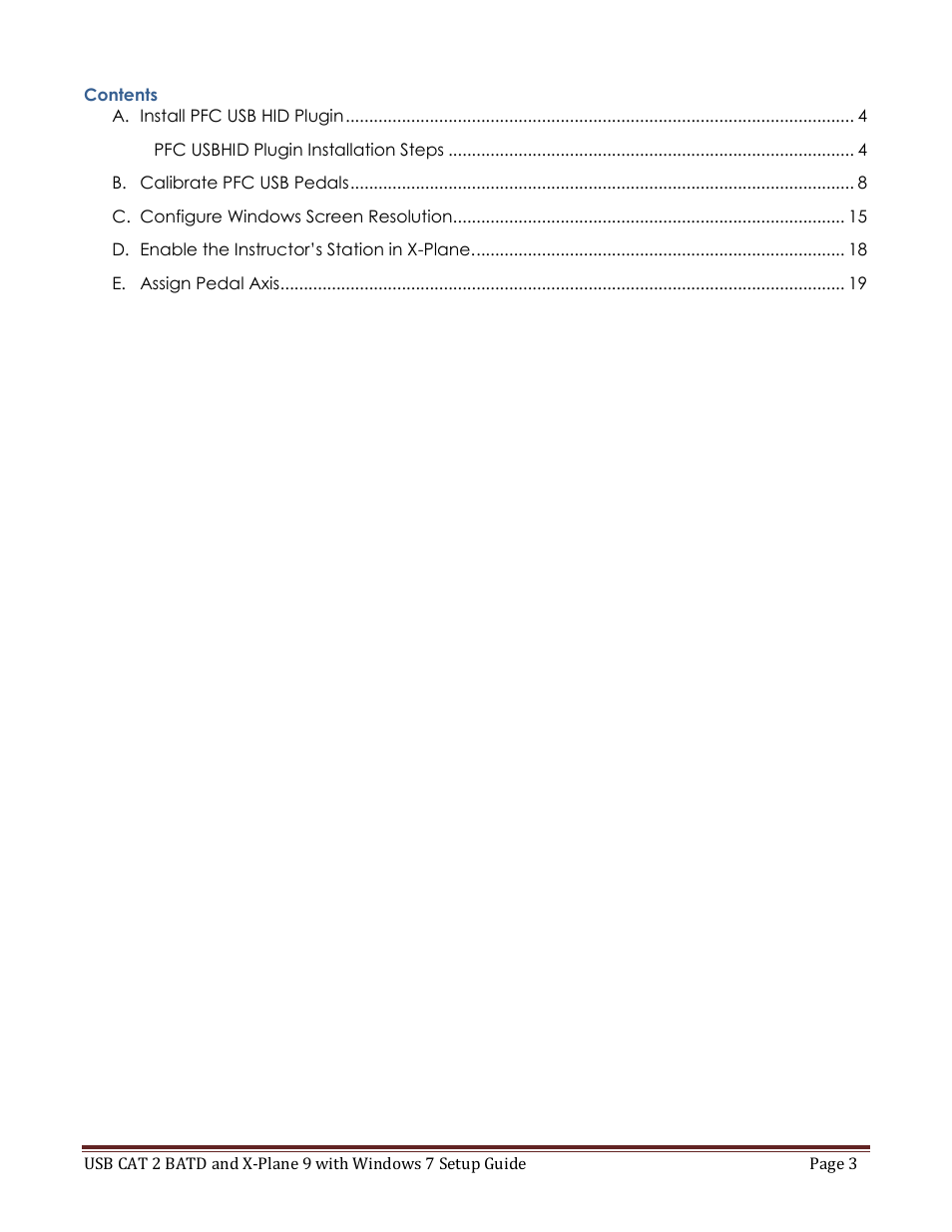 Precision Flight USB CAT II and X-Plane 9 User Manual | Page 3 / 20