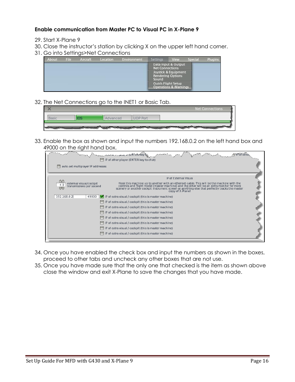 Precision Flight Modular Flight Deck with GNS430 and X-Plane 9 User Manual | Page 16 / 23