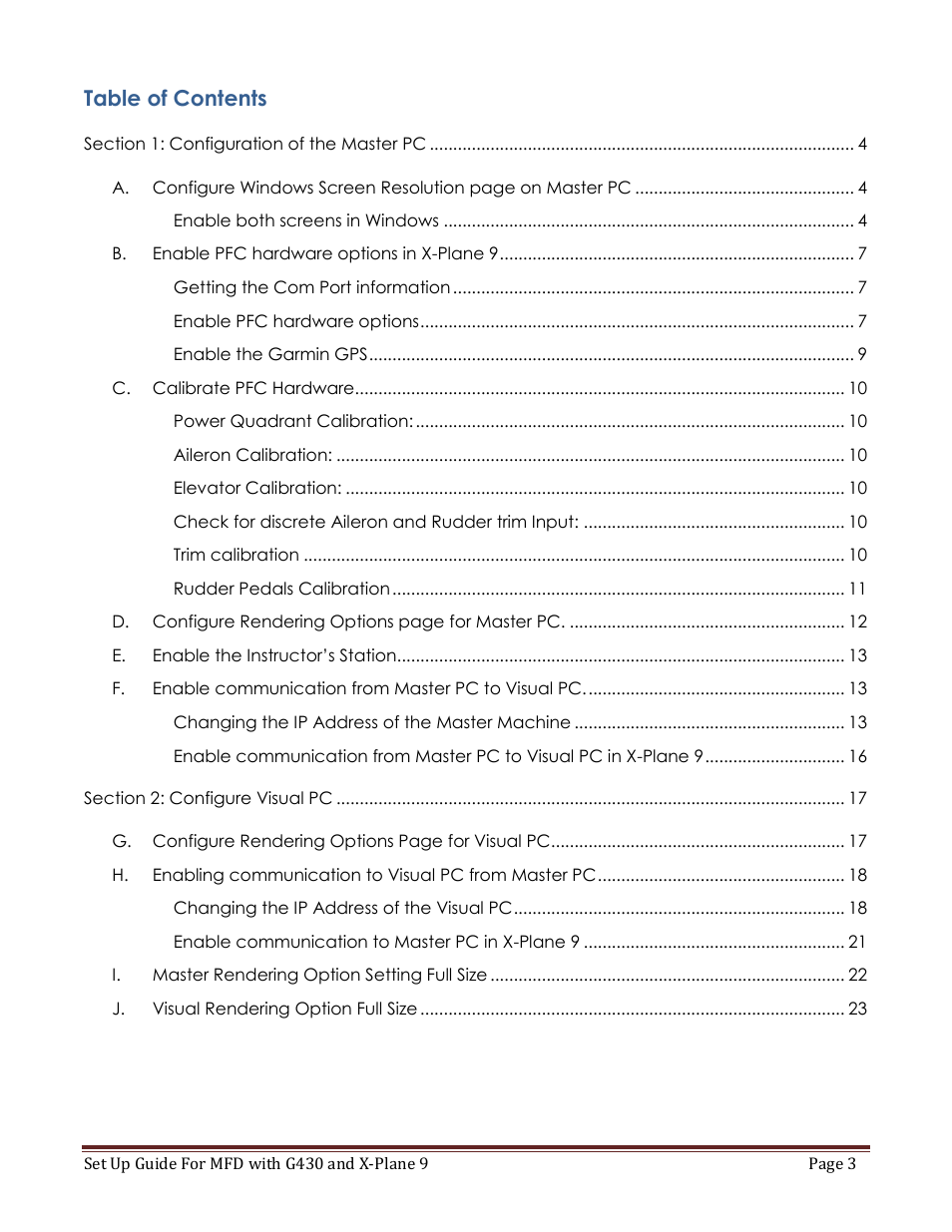 Precision Flight Modular Flight Deck with GNS430 and X-Plane 9 User Manual | Page 3 / 23