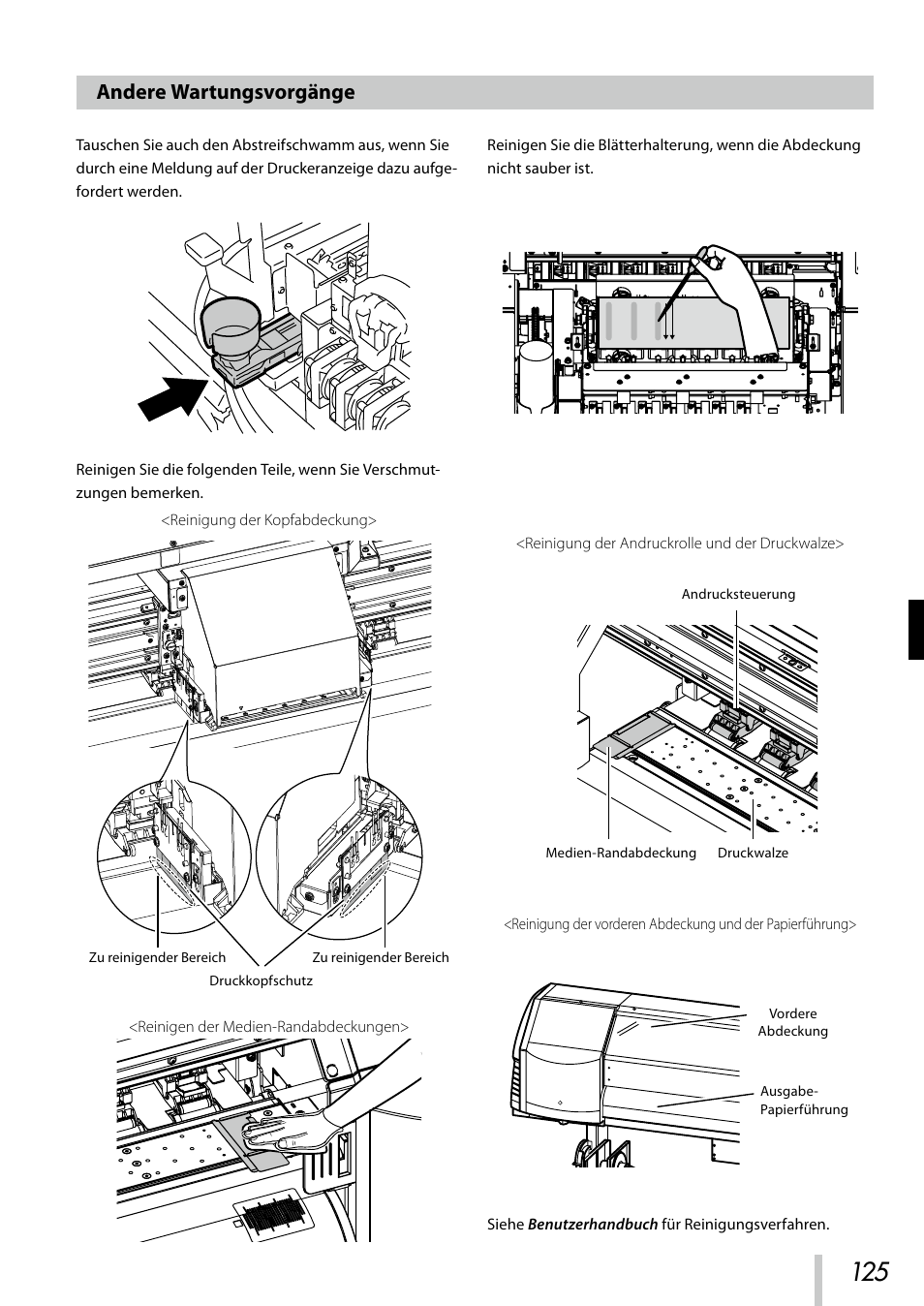 Andere wartungsvorgänge | Oki ColorPainter E-64s User Manual | Page 126 / 209
