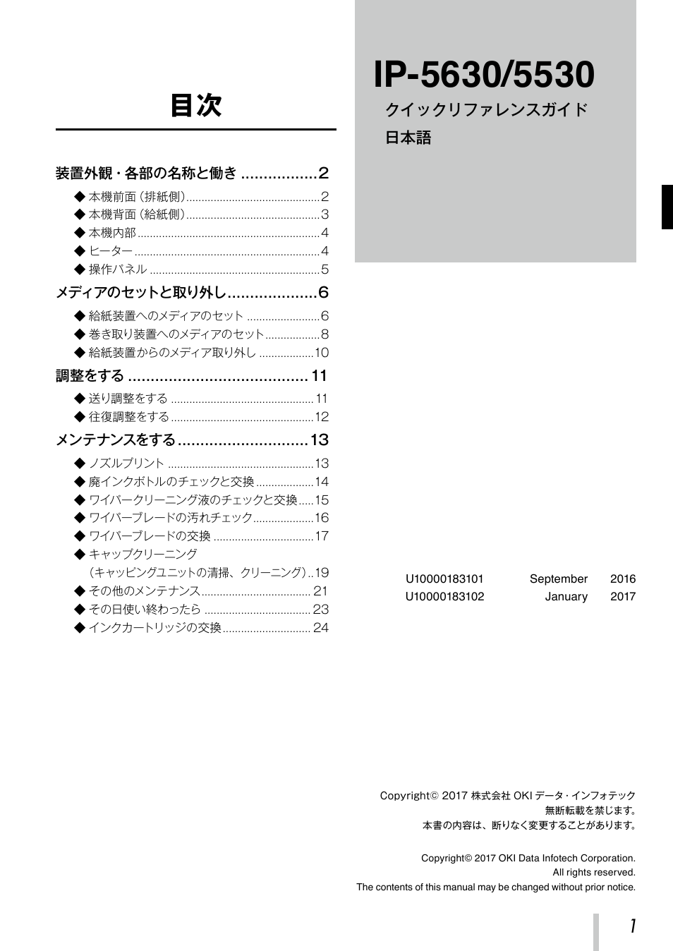 Oki ColorPainter E-64s User Manual | Page 2 / 209